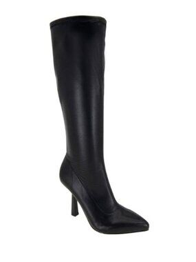 BCBGeneration Womens Isra Inside Zipper Black Stiletto Heel Boots Size 7.5 NEW